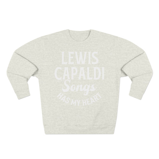 Lewis Capaldi Unisex Crewneck Sweatshirt - Lewis Capaldi Songs has my heart