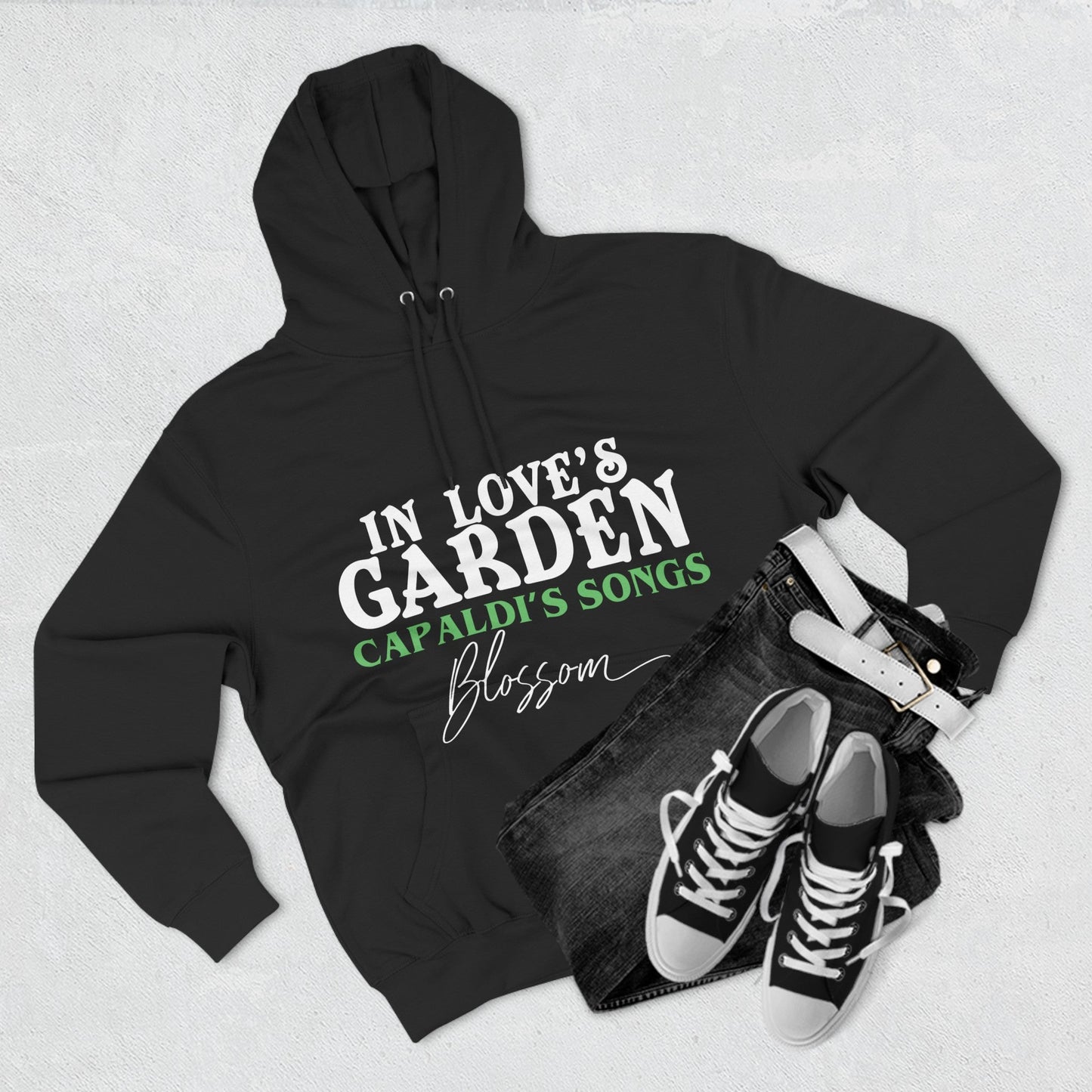 Lewis Capaldi Three-Panel Fleece Hoodie - In love's garden