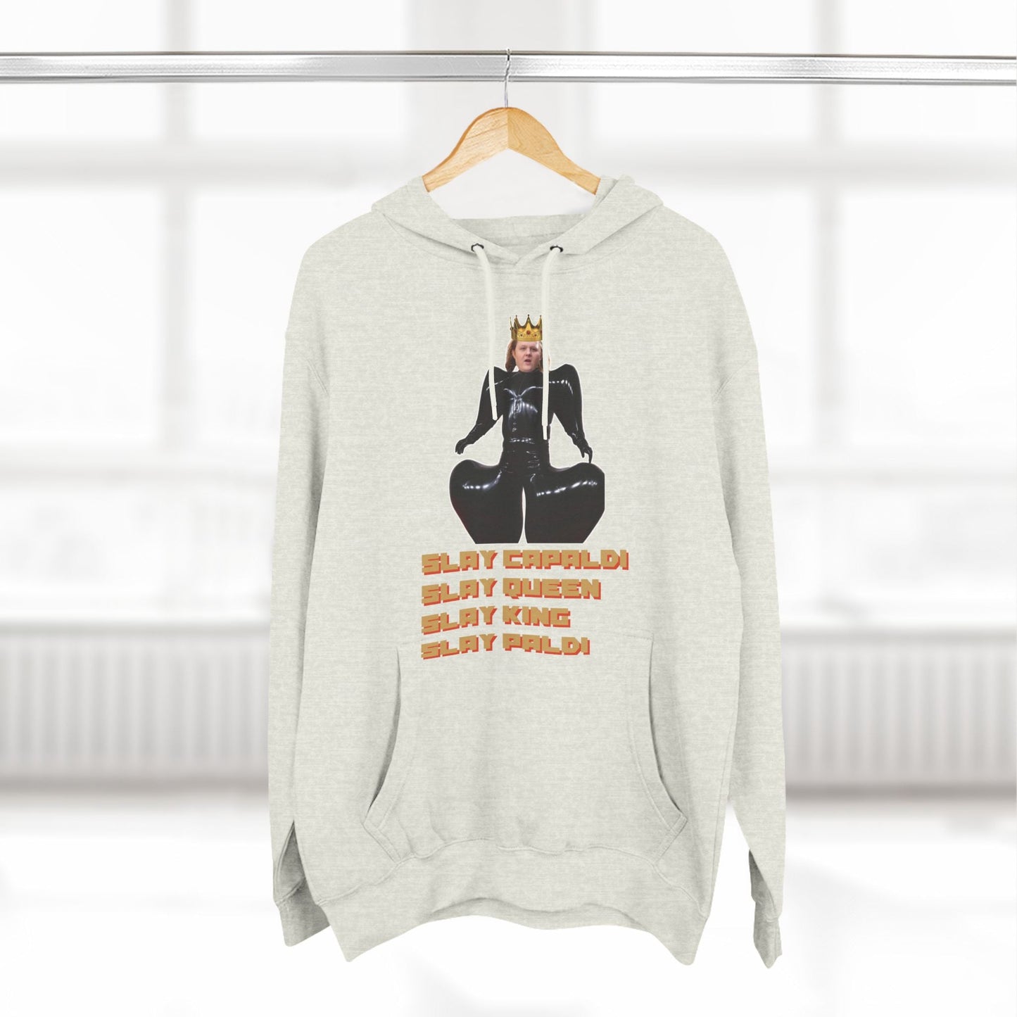 Lewis Capaldi Three-Panel Fleece Hoodie - Slay Capaldi