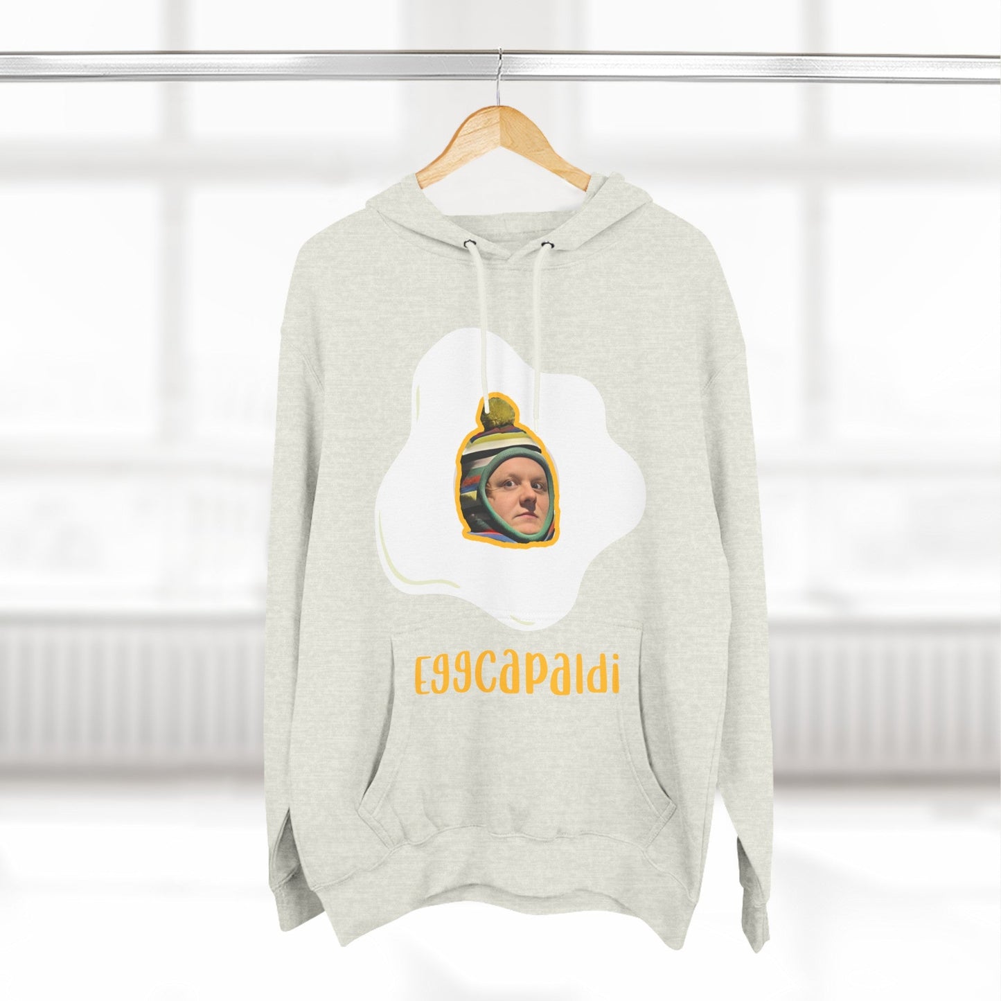 Lewis Capaldi Three-Panel Fleece Hoodie - Egg Capaldi