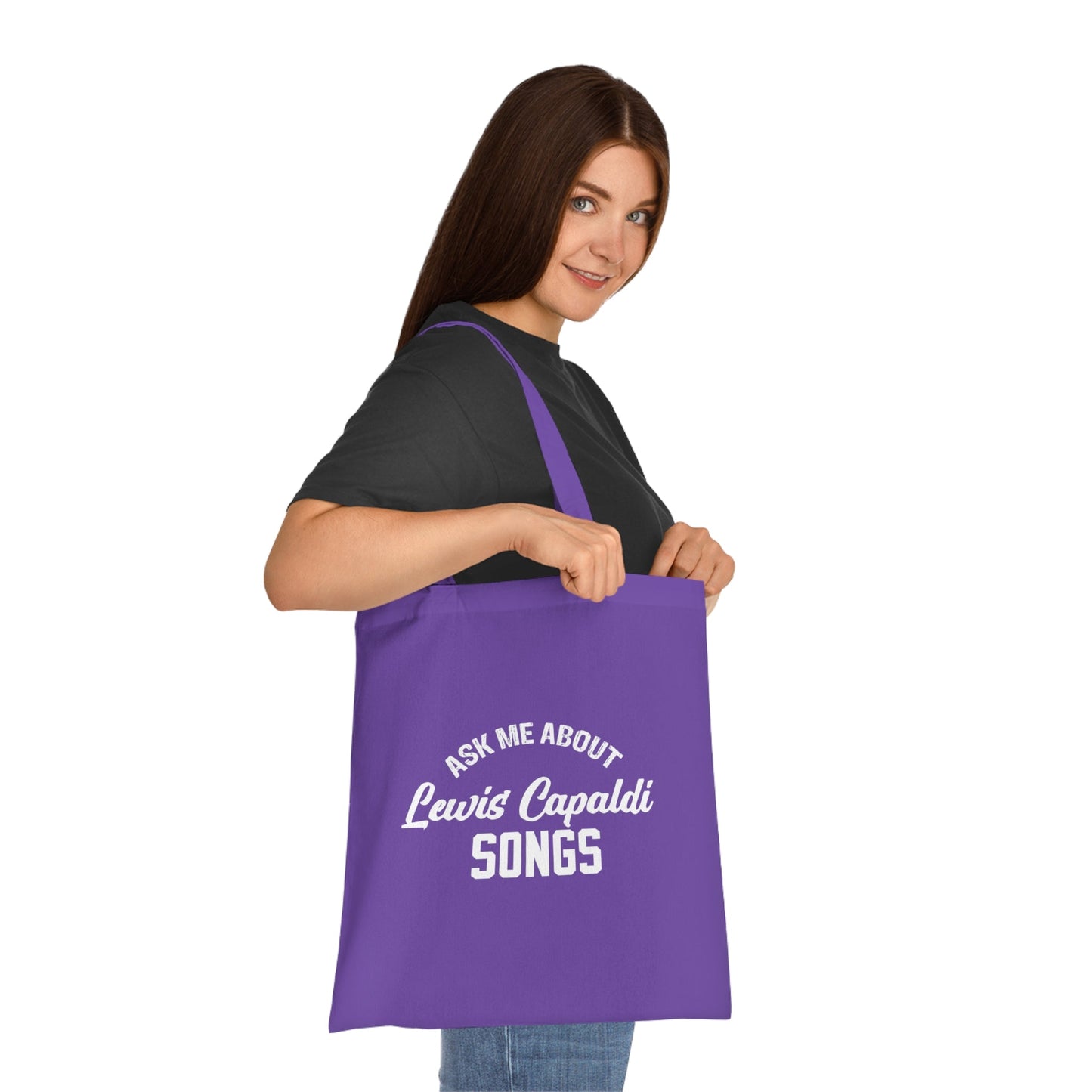 Lewis Capaldi Tote bag - Ask me about Lewis Capaldi songs