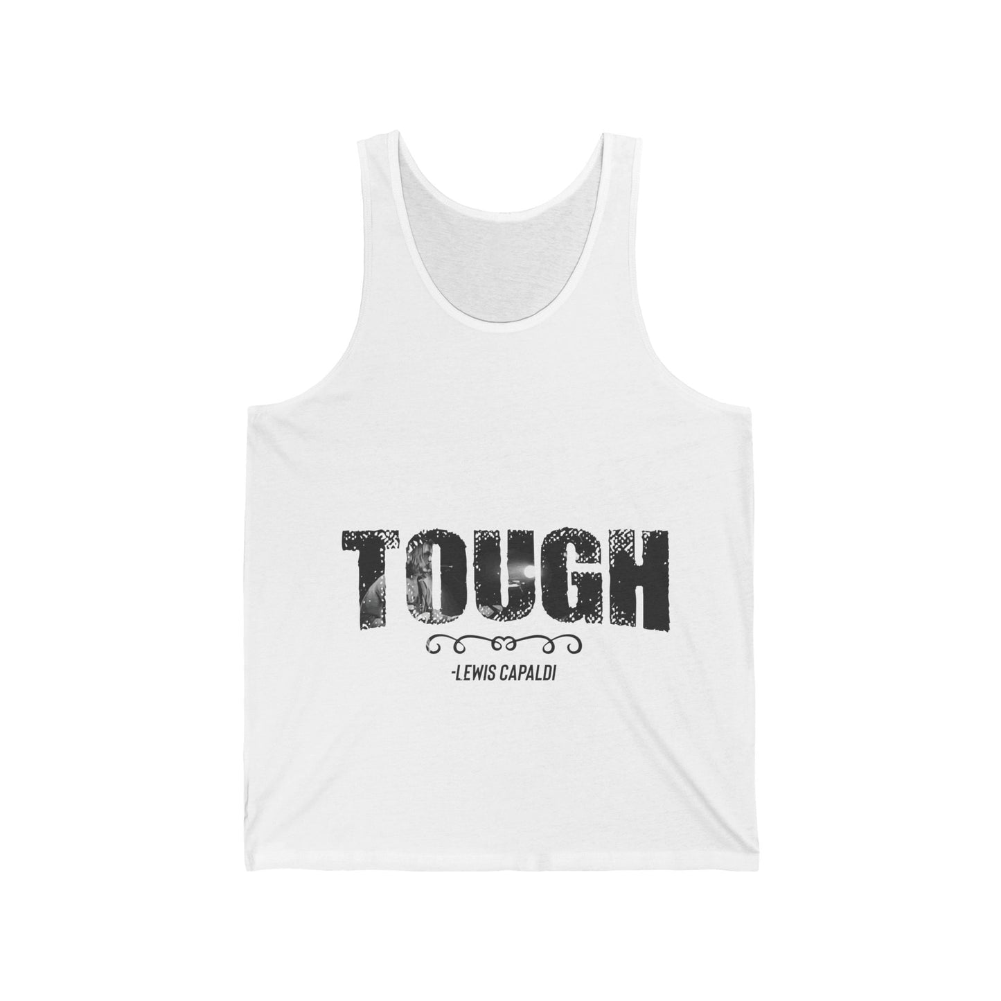 Lewis Capaldi Unisex Jersey Tank Top - Tough