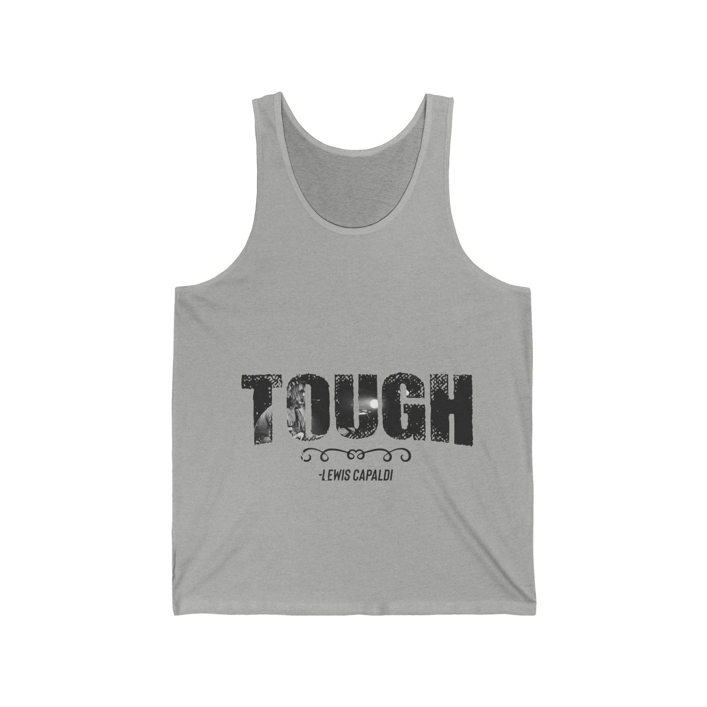 Lewis Capaldi Unisex Jersey Tank Top - Tough