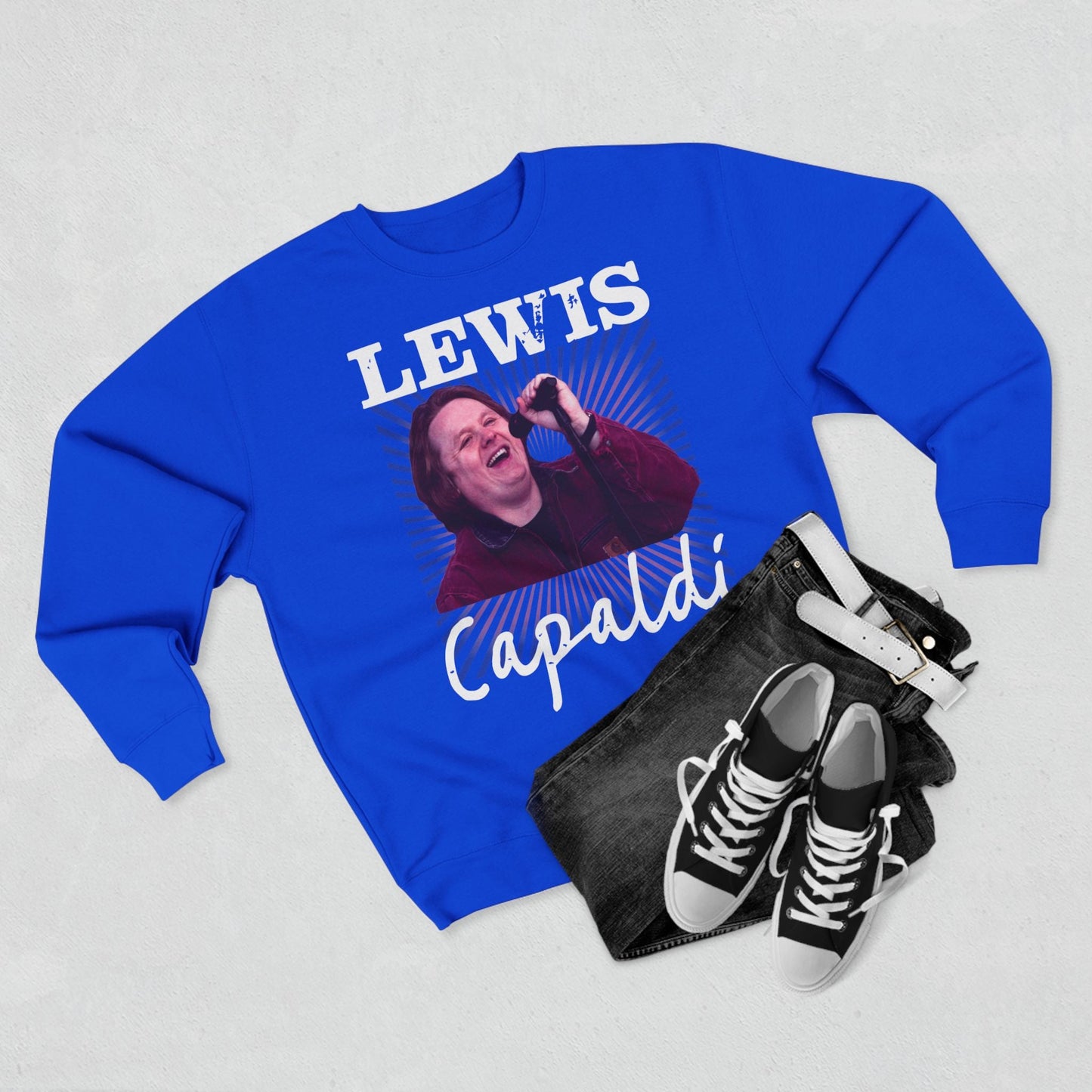 Lewis Capaldi Unisex Crewneck Sweatshirt - Graphic