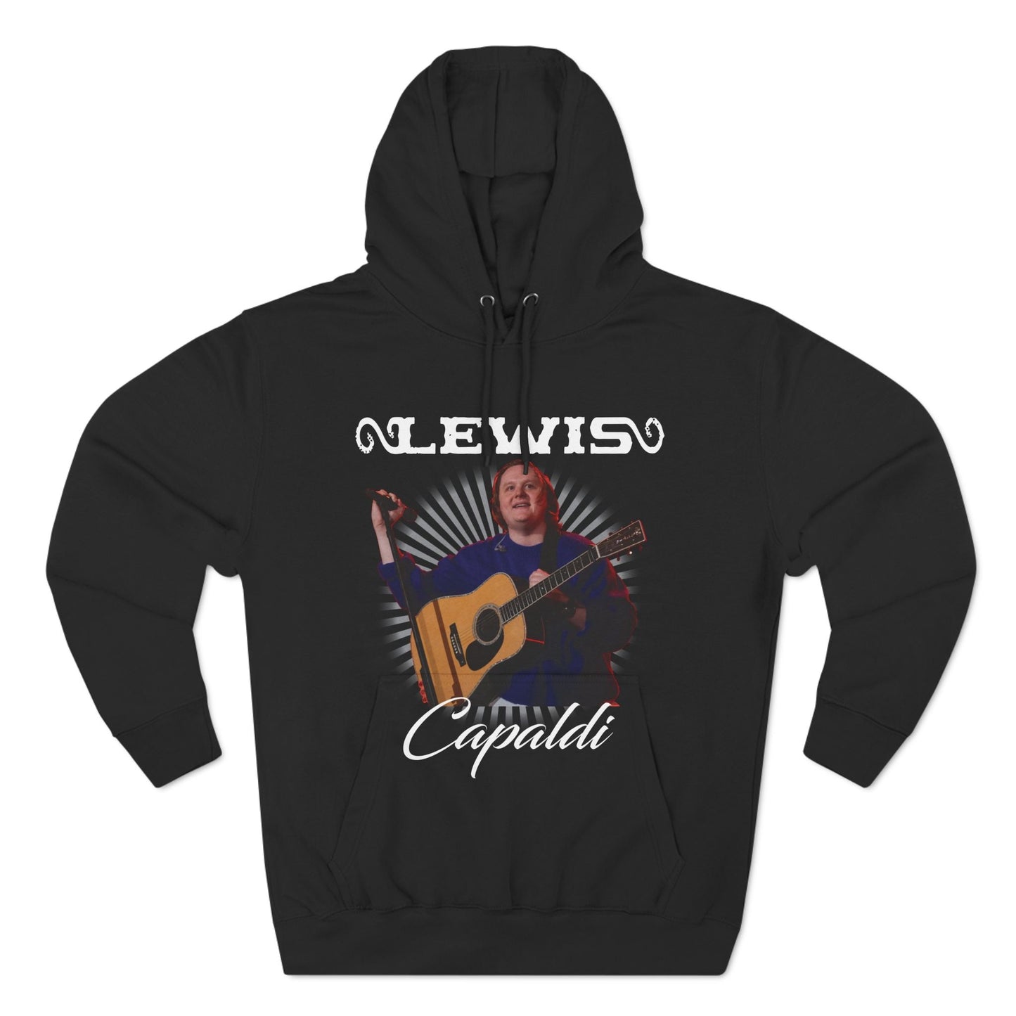 Lewis Capaldi Three-Panel Fleece Hoodie - Graphic