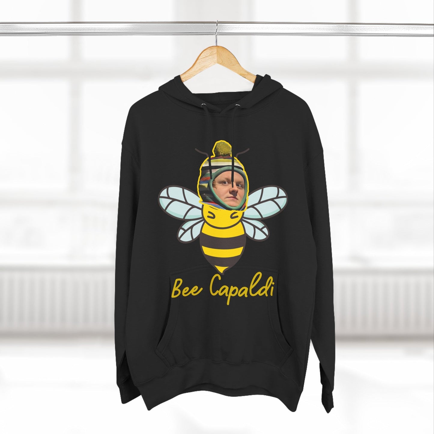 Lewis Capaldi Three-Panel Fleece Hoodie - Bee Capaldi