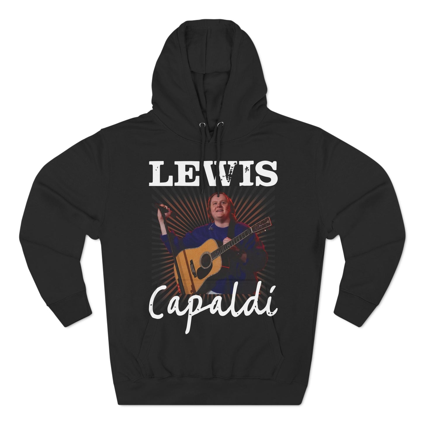 Lewis Capaldi Three-Panel Fleece Hoodie - Graphic