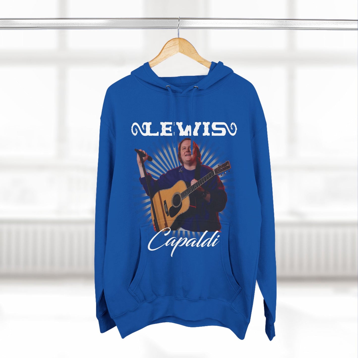 Lewis Capaldi Three-Panel Fleece Hoodie - Graphic