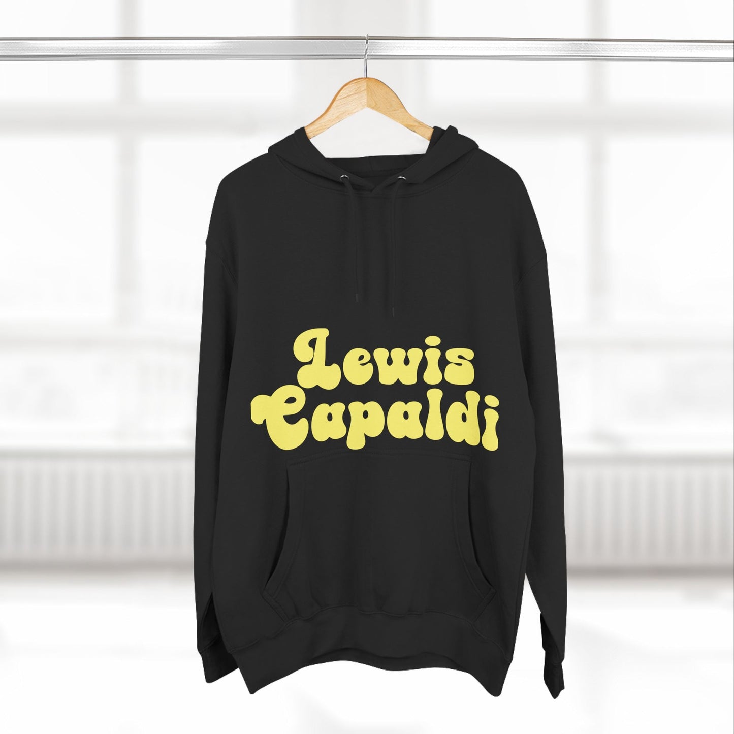 Lewis Capaldi Three-Panel Fleece Hoodie - Writing