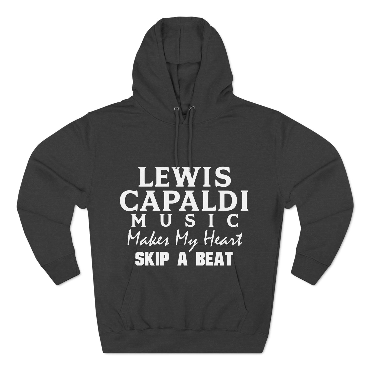 Lewis Capaldi Three-Panel Fleece Hoodie - Lewis Capaldi music