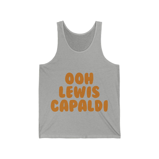 Lewis Capaldi Unisex Jersey Tank Top - Ooh Lewis Capaldi