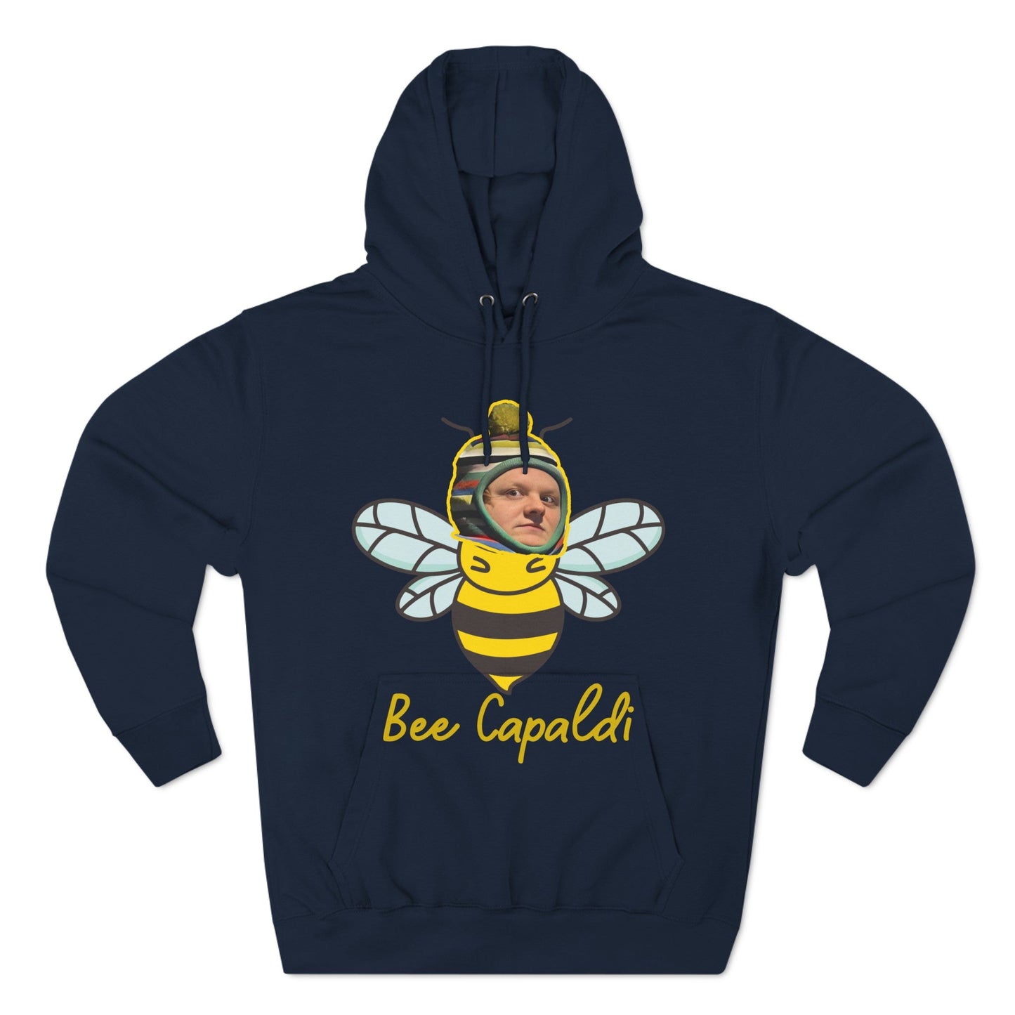 Lewis Capaldi Three-Panel Fleece Hoodie - Bee Capaldi