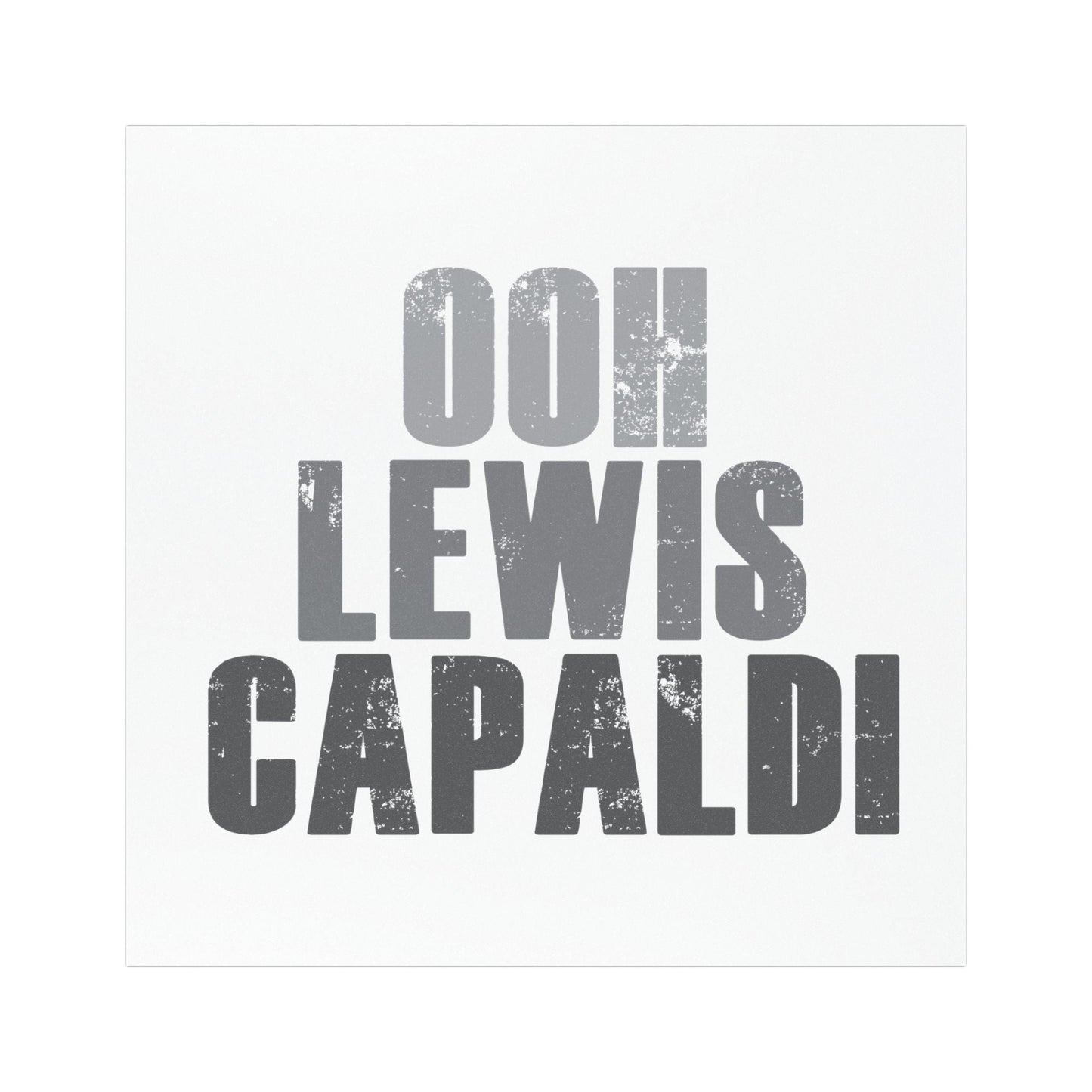 Lewis Capaldi Car Magnets - Ooh Lewis Capaldi