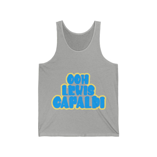 Lewis Capaldi Unisex Jersey Tank Top - Ooh Lewis Capaldi