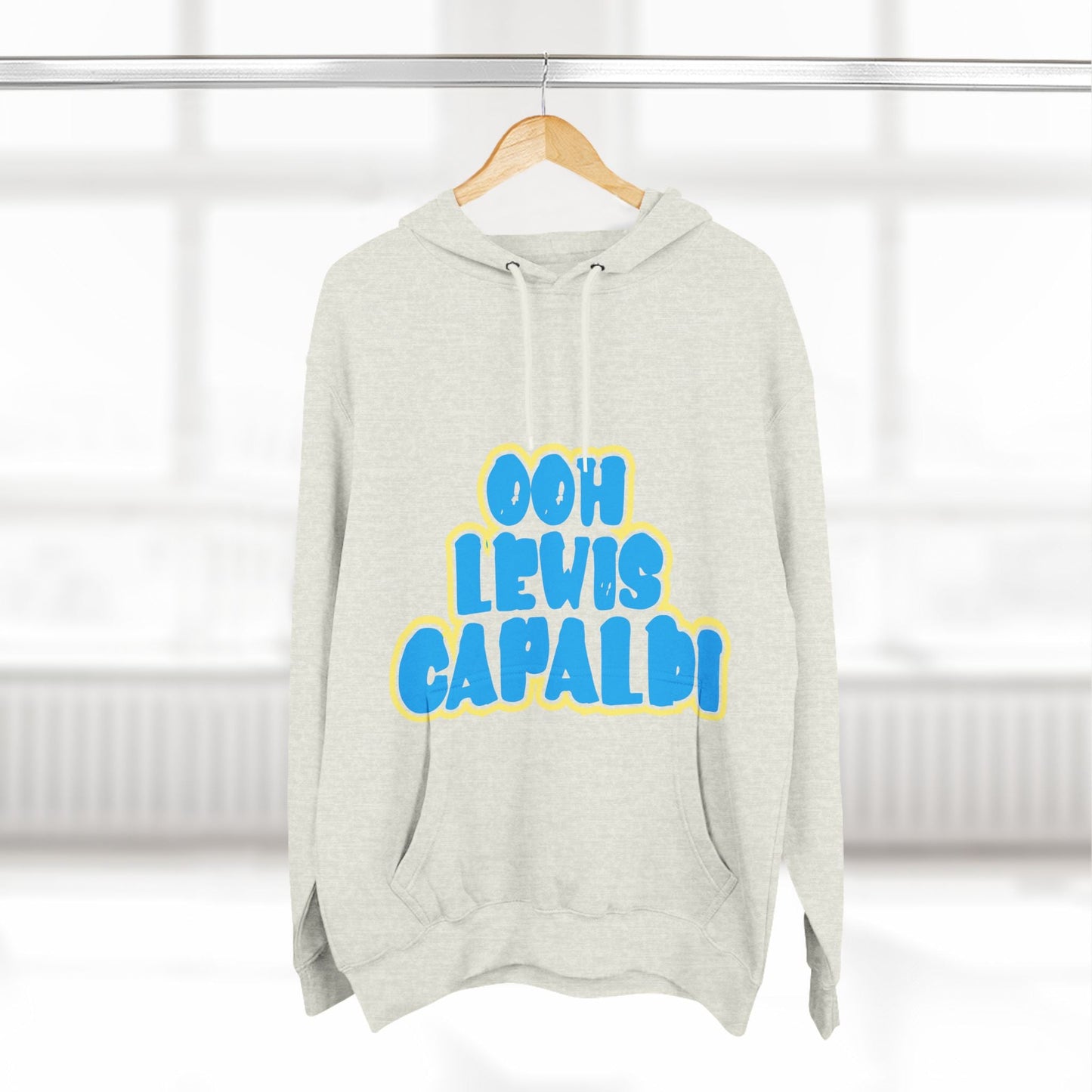 Lewis Capaldi Three-Panel Fleece Hoodie - Ooh Lewis Capaldi