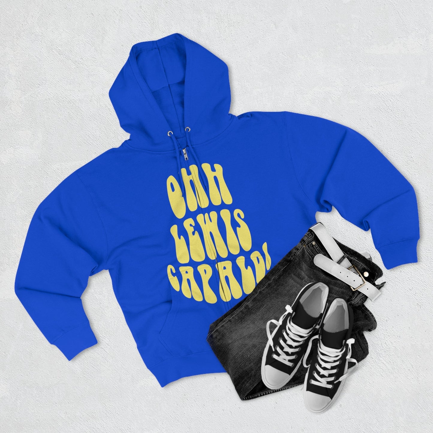 Lewis Capaldi Unisex Zip Hoodie - Ooh Lewis Capaldi