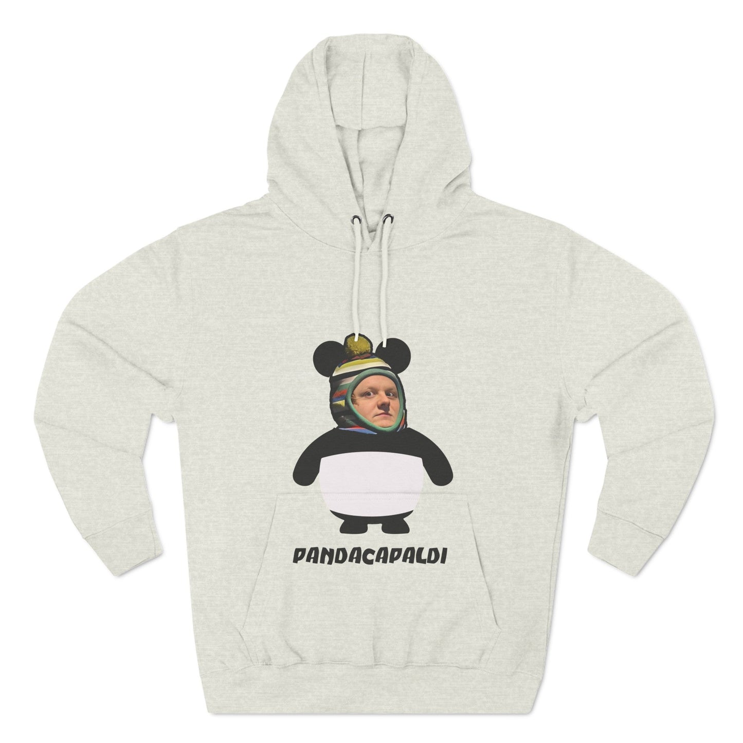 Lewis Capaldi Three-Panel Fleece Hoodie - Panda Capaldi