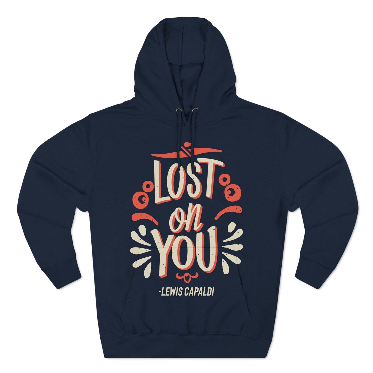 Lewis Capaldi Three-Panel Fleece Hoodie - Lost on you