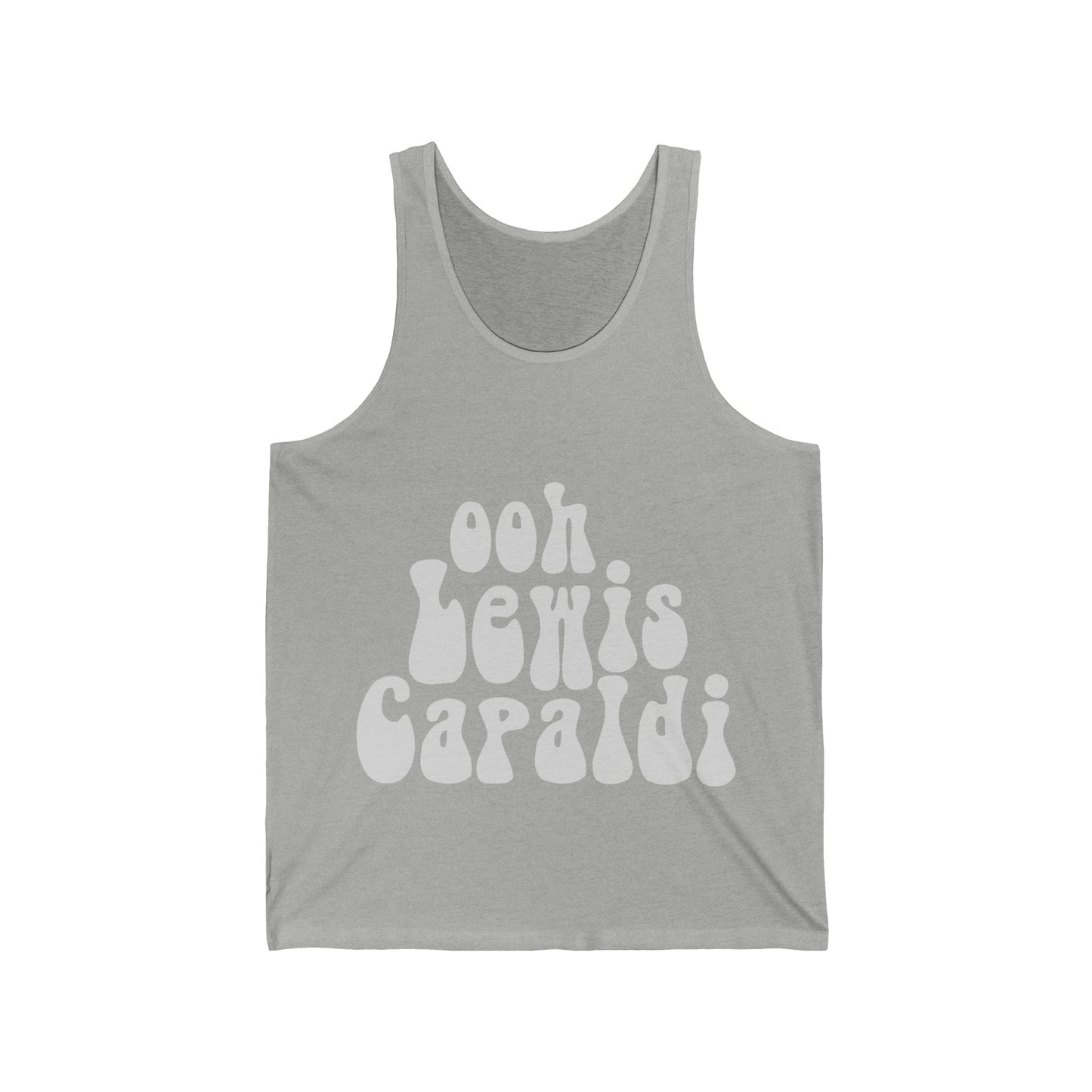 Lewis Capaldi Unisex Jersey Tank Top - Ooh Lewis Capaldi