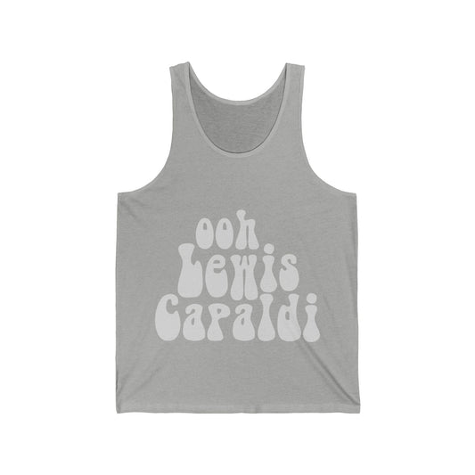 Lewis Capaldi Unisex Jersey Tank Top - Ooh Lewis Capaldi