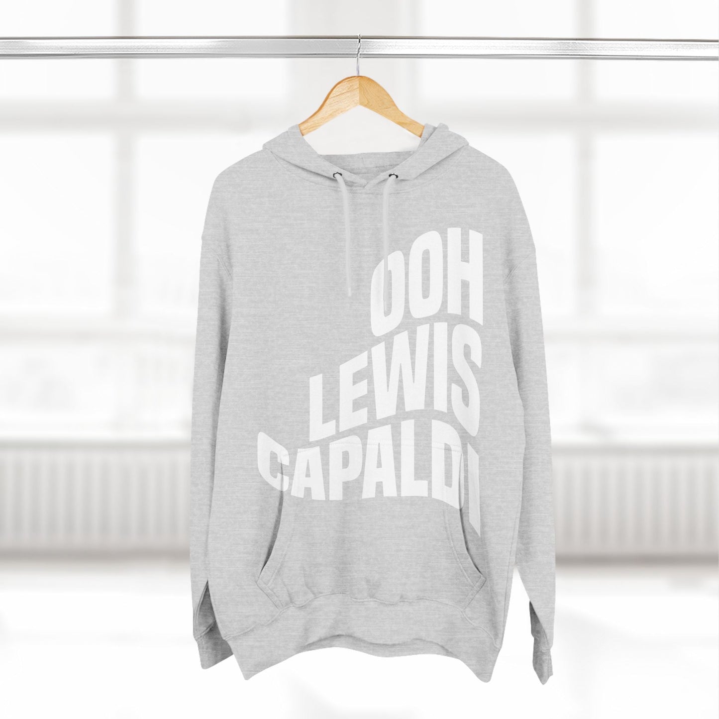 Lewis Capaldi Three-Panel Fleece Hoodie - Ooh Lewis Capaldi