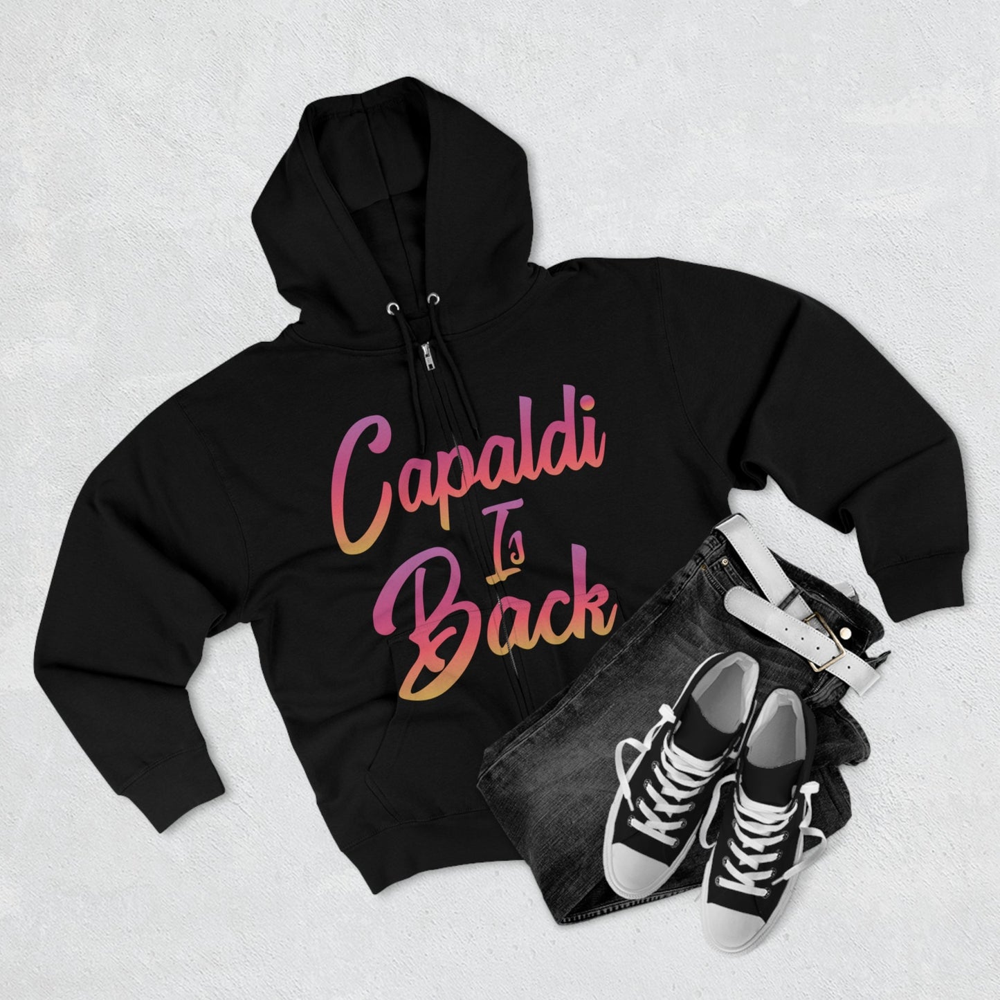 Lewis Capaldi Unisex Zip Hoodie - Capaldi is back