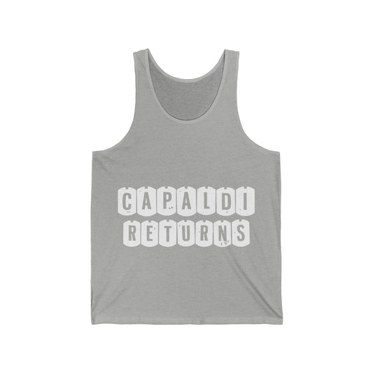 Lewis Capaldi Unisex Jersey Tank Top - Capaldi Returns