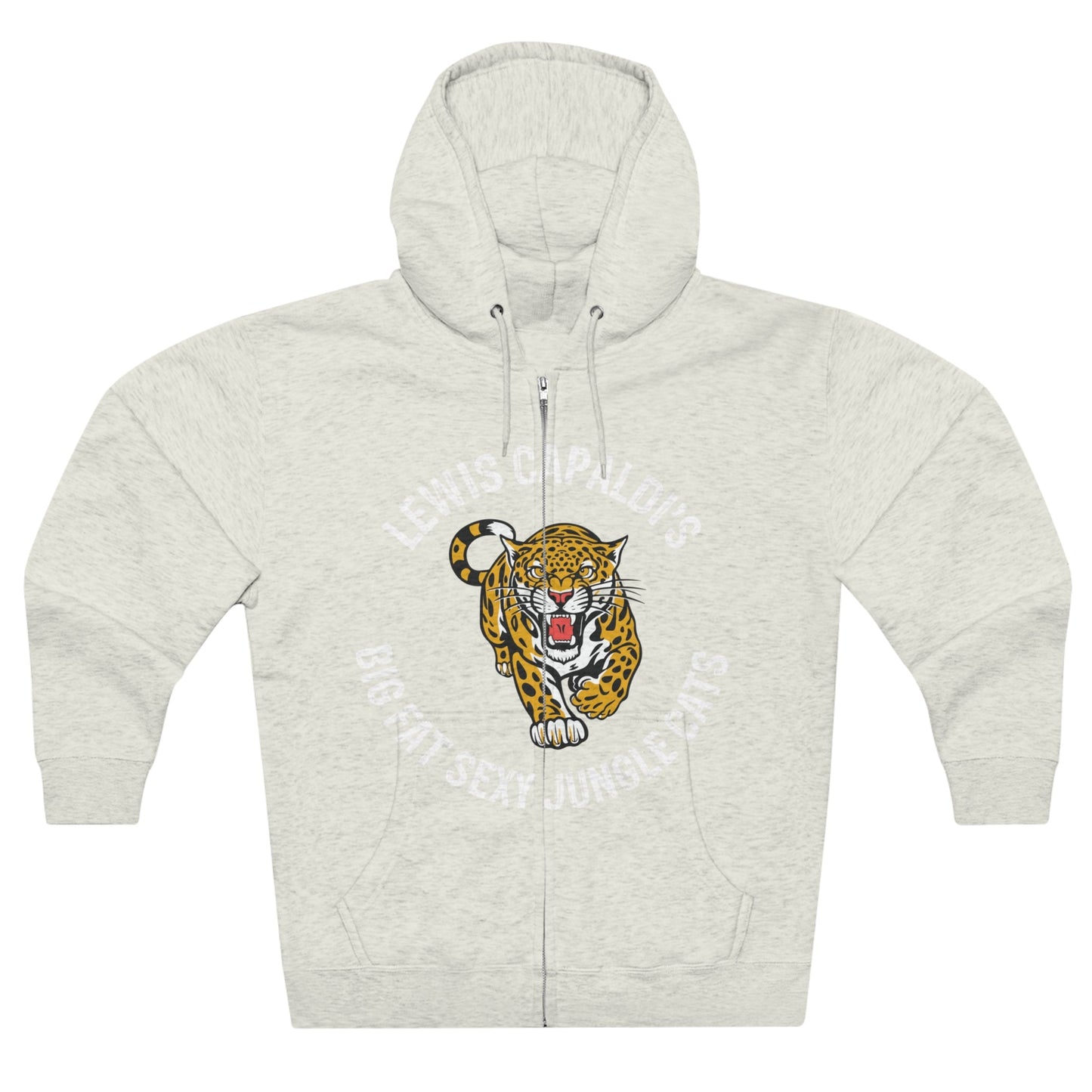 Lewis Capaldi Unisex Zip Hoodie - Big Fat Sexy Jungle Cats