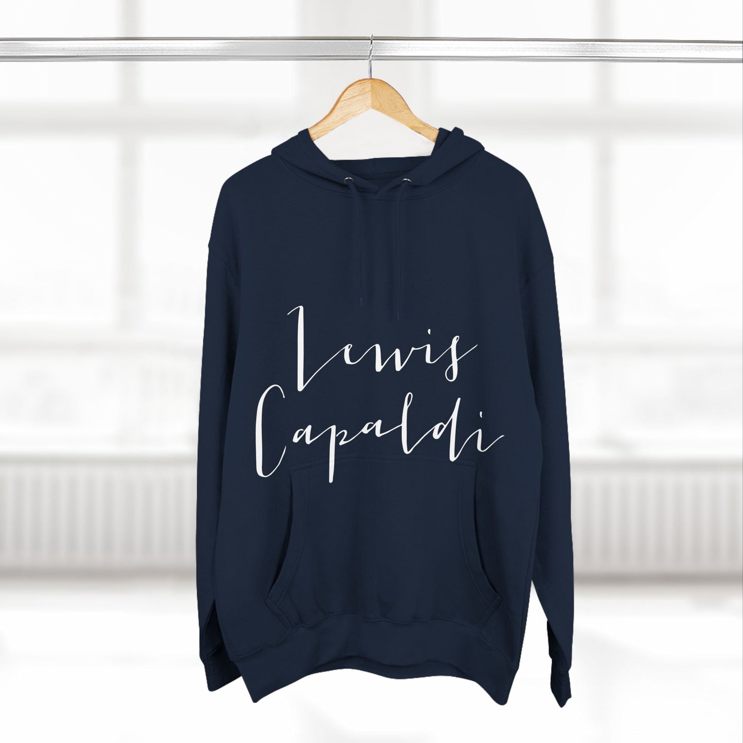 Lewis Capaldi Three-Panel Fleece Hoodie - Writing