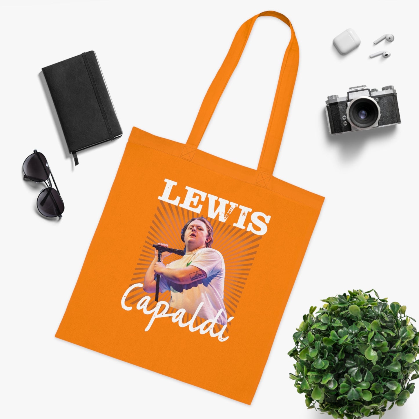 Lewis Capaldi Cotton Tote Bag - Graphic