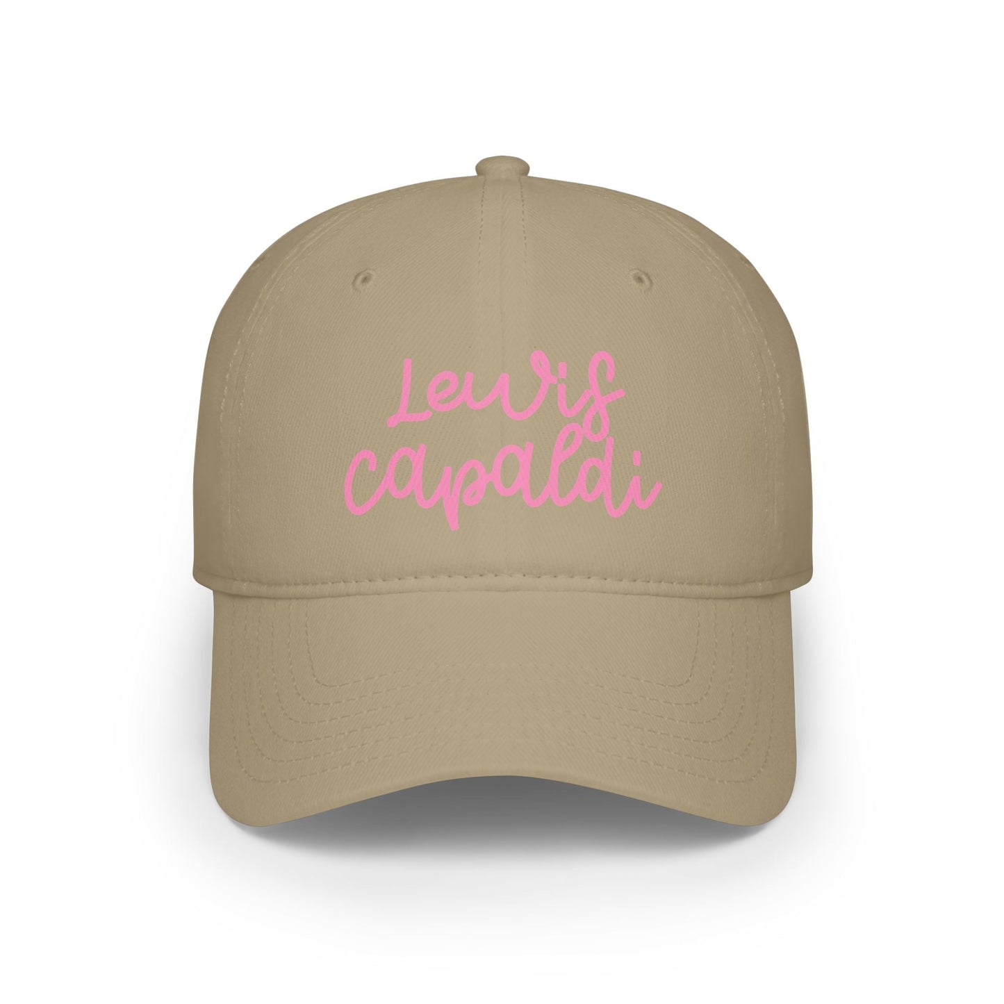 Lewis Capaldi Low Profile Baseball Hat - Writing