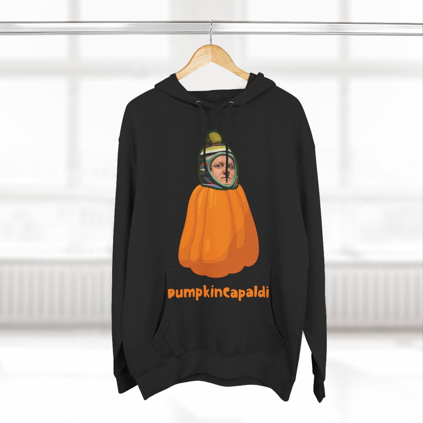 Lewis Capaldi Three-Panel Fleece Hoodie - Pumpkin Capaldi