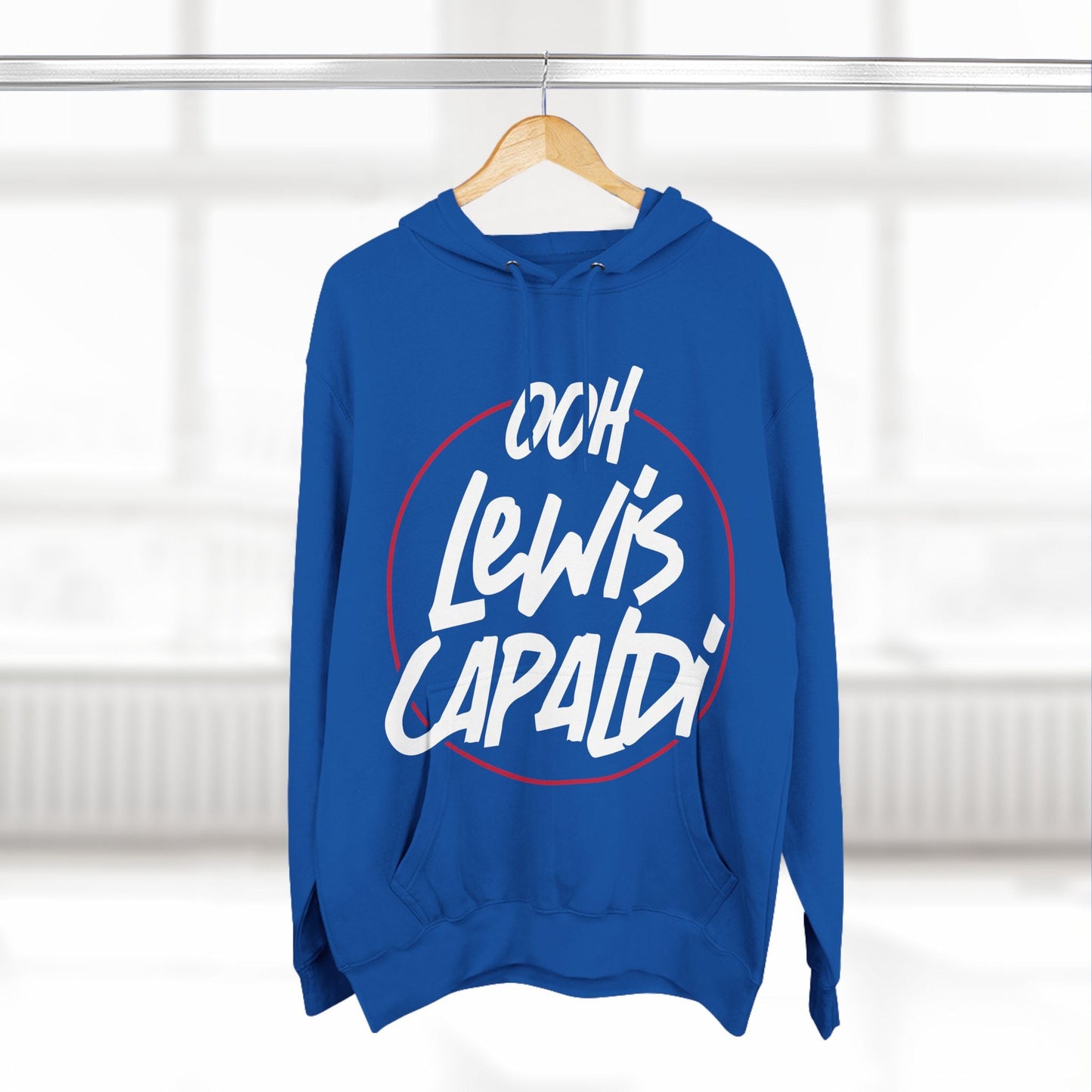 Lewis Capaldi Three-Panel Fleece Hoodie - Ooh Lewis Capaldi