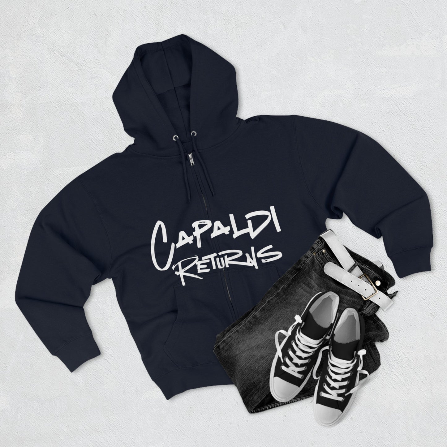 Lewis Capaldi Unisex Zip Hoodie - Capaldi returns