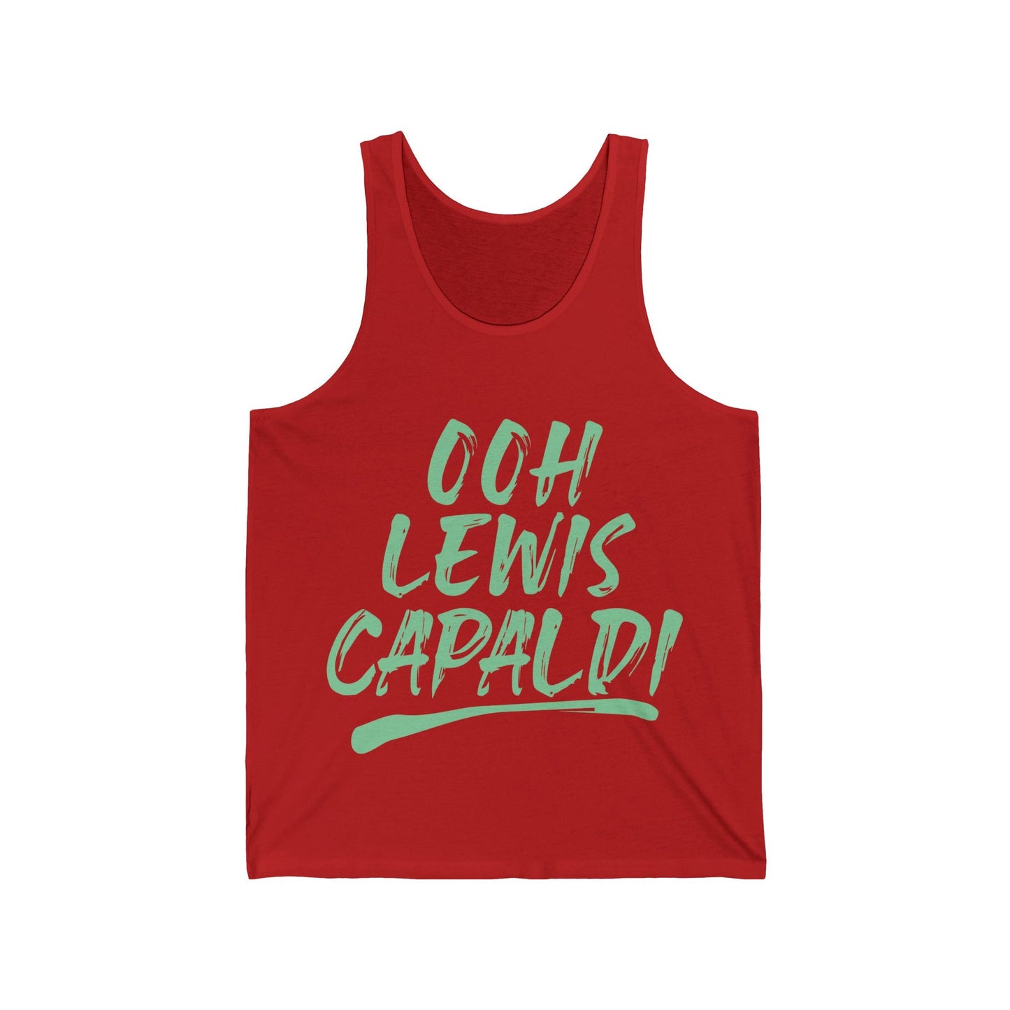 Lewis Capaldi Unisex Jersey Tank Top - Ooh Lewis Capaldi