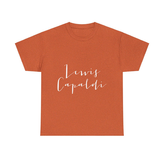 Lewis Capaldi Unisex Heavy Cotton Tee - Writing