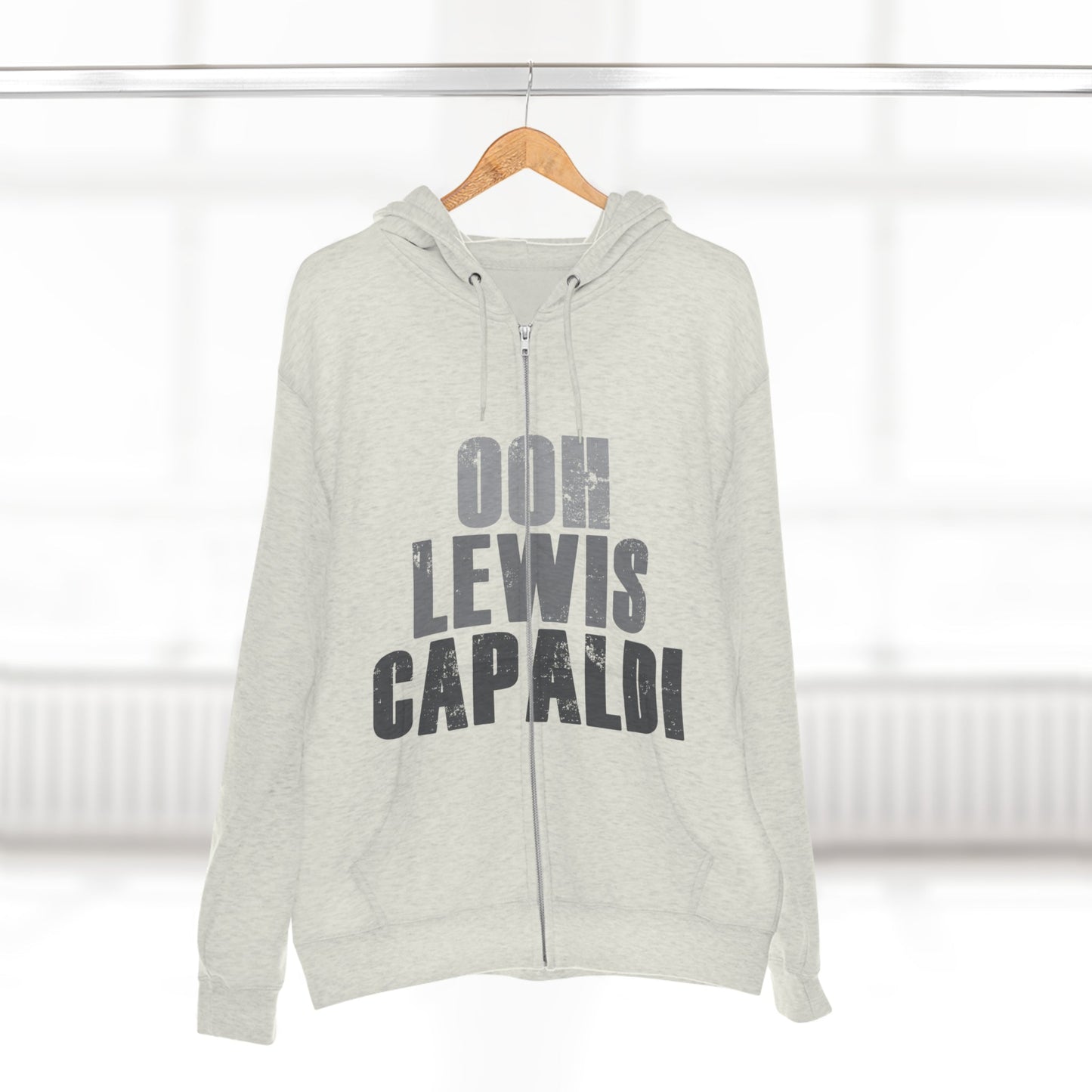 Lewis Capaldi Unisex Zip Hoodie - Ooh Lewis Capaldi