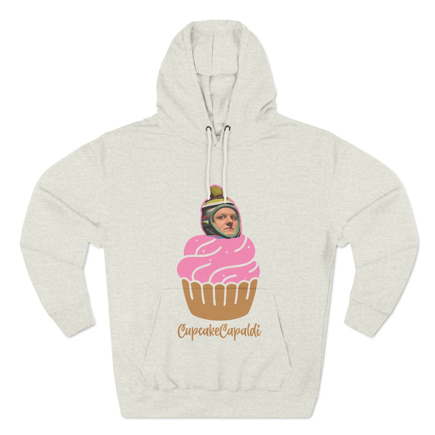 Lewis Capaldi Three-Panel Fleece Hoodie - Cup Cake Capaldi