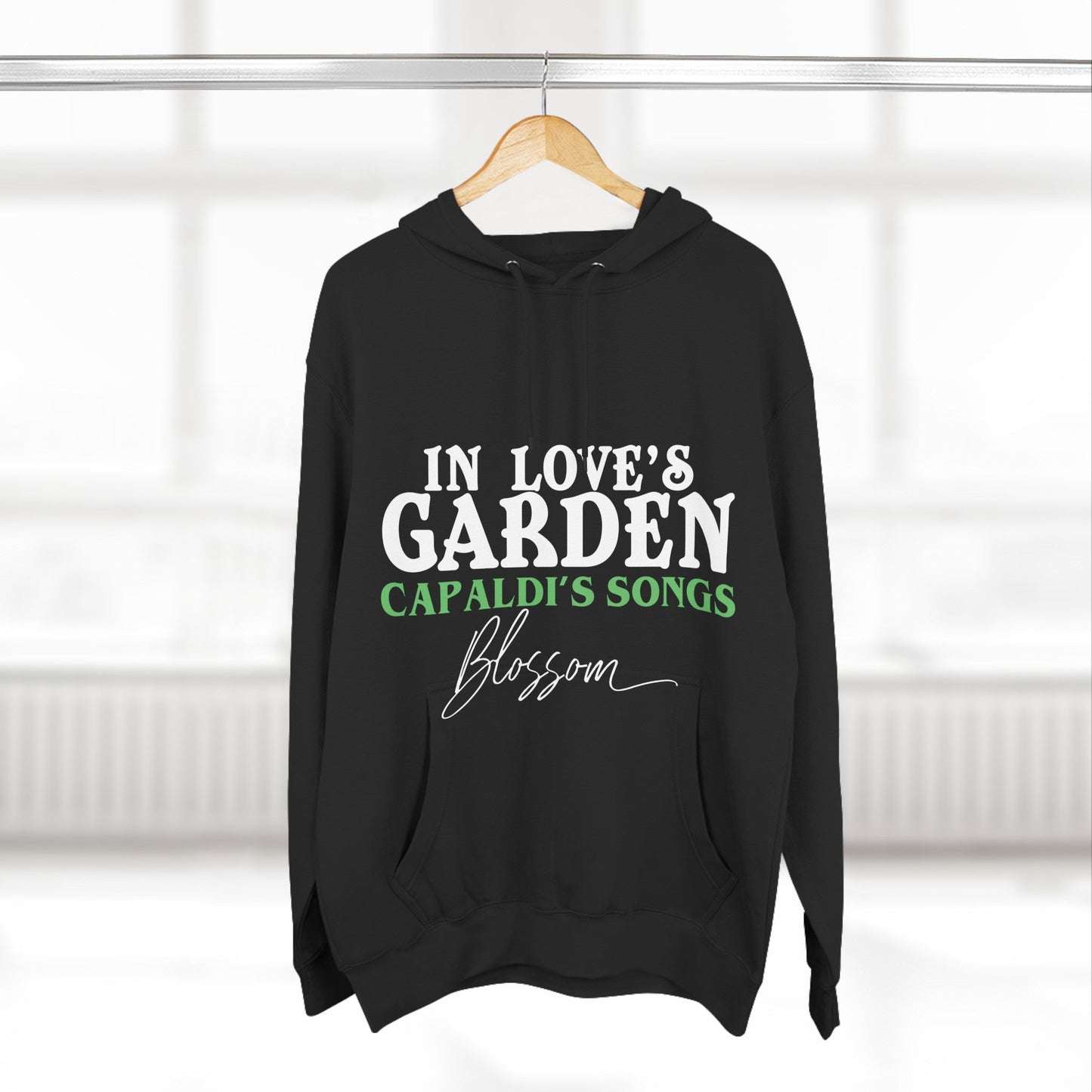 Lewis Capaldi Three-Panel Fleece Hoodie - In love's garden