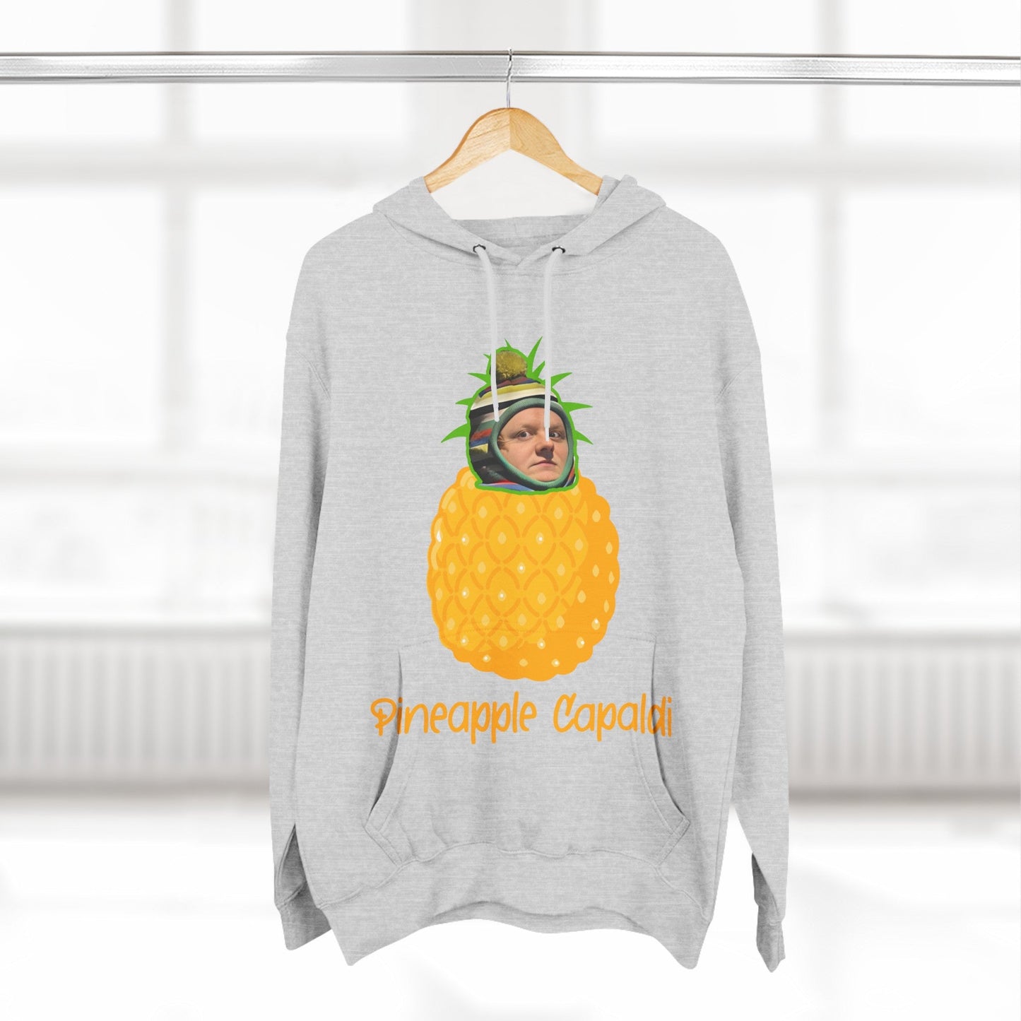 Lewis Capaldi Three-Panel Fleece Hoodie - Pineapple Capaldi