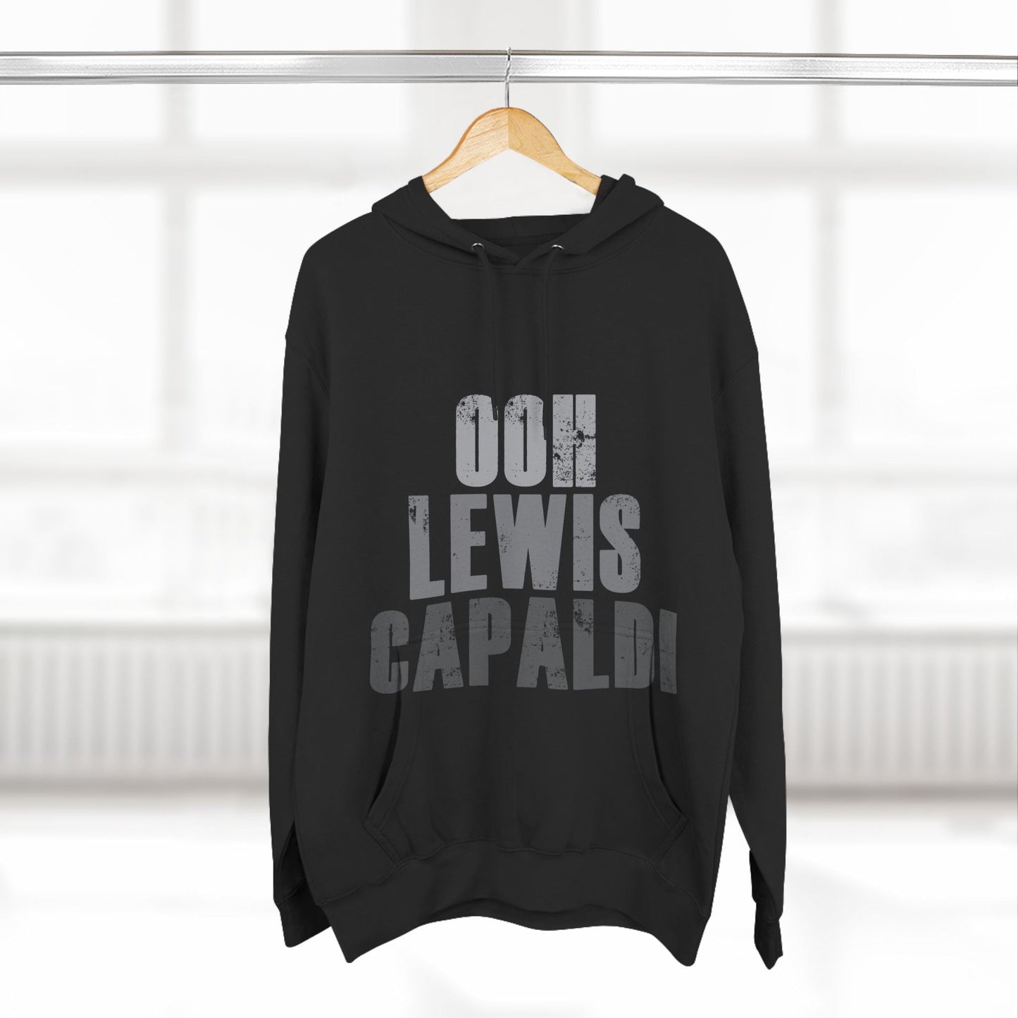 Lewis Capaldi Three-Panel Fleece Hoodie - Ooh Lewis Capaldi