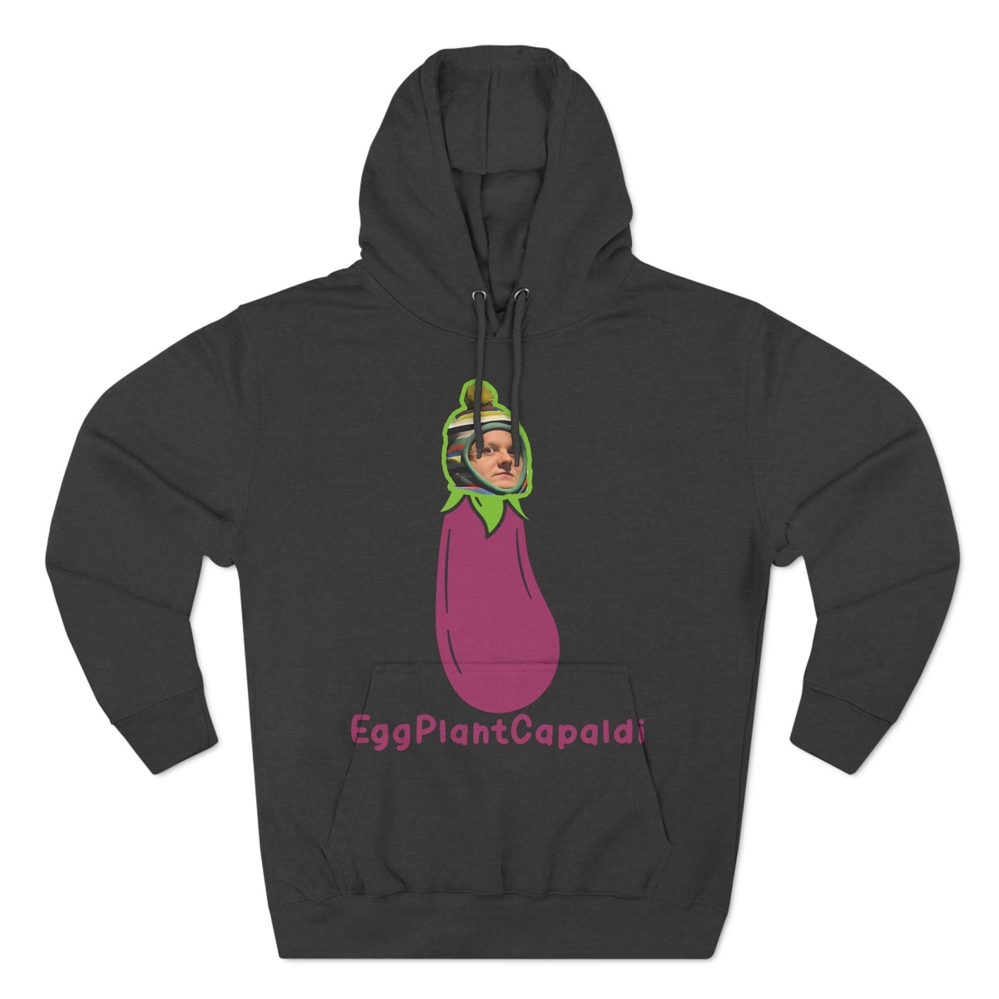 Lewis Capaldi Three-Panel Fleece Hoodie - Egg Plant Capaldi