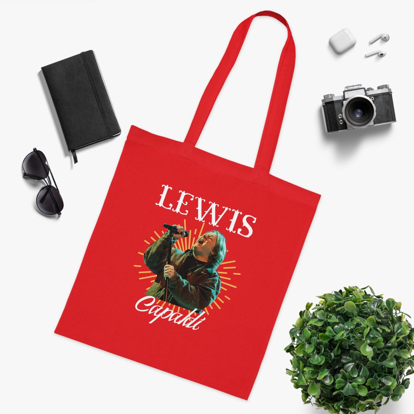 Lewis Capaldi Cotton Tote Bag - Graphic