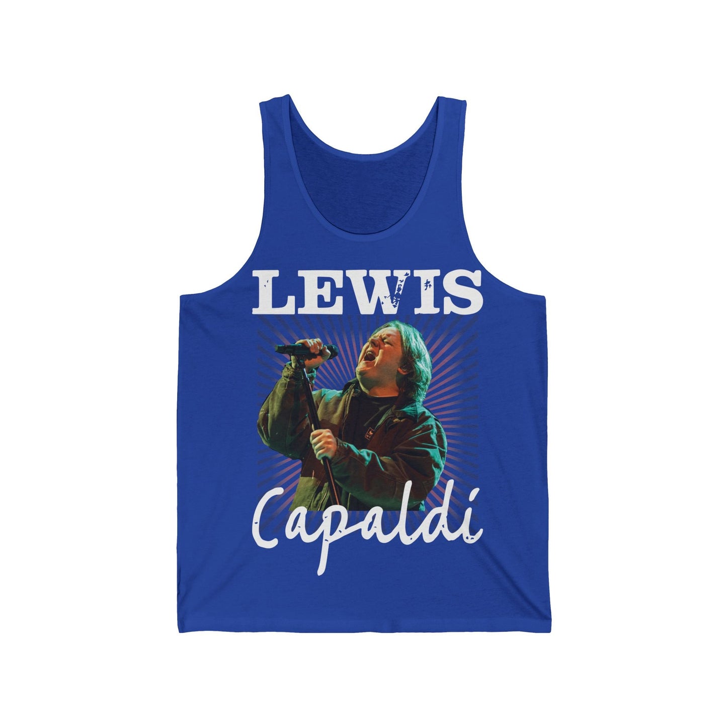 Lewis Capaldi Unisex Jersey Tank Top - Graphic