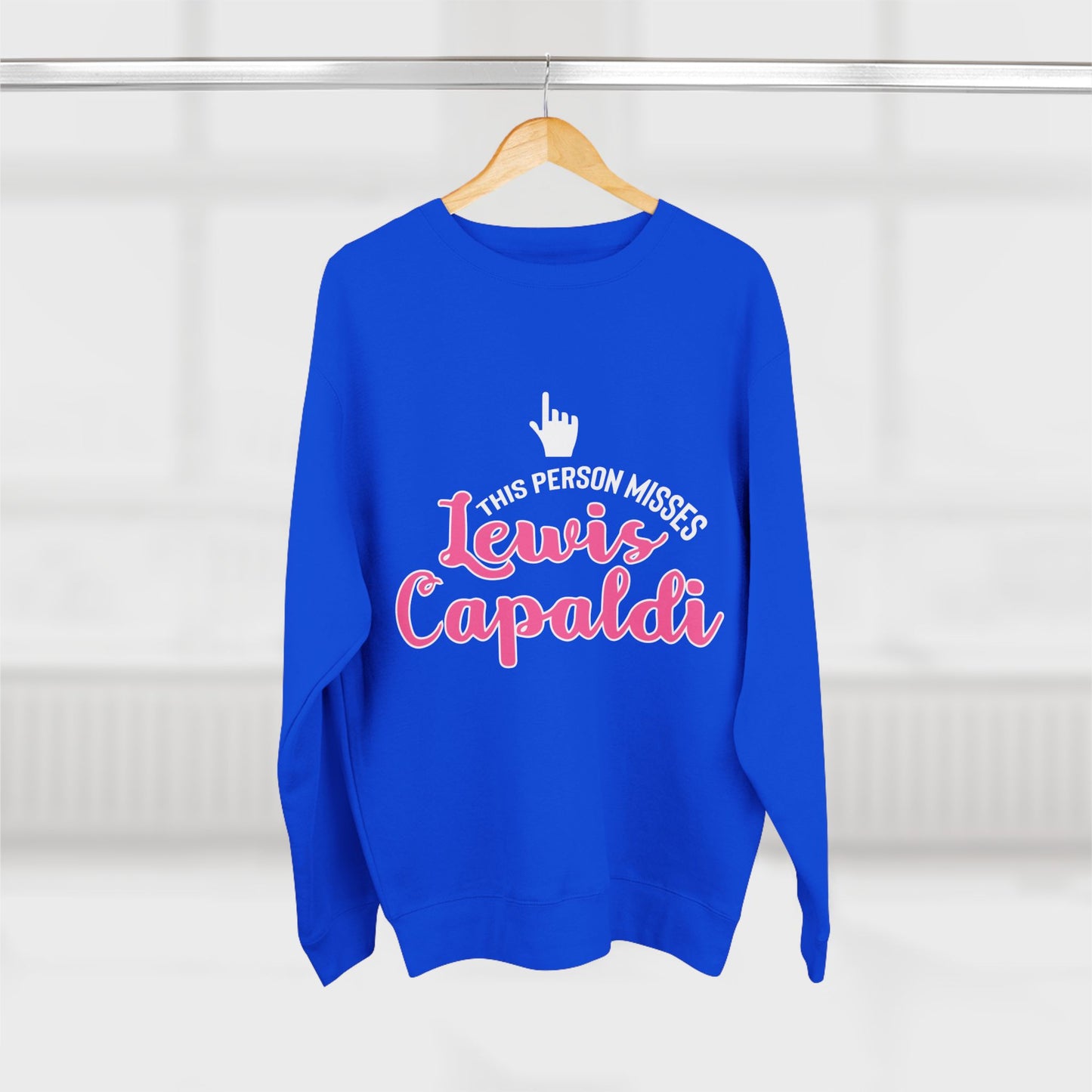 Lewis Capaldi Unisex Crewneck Sweatshirt - This Person Misses Lewis Capaldi