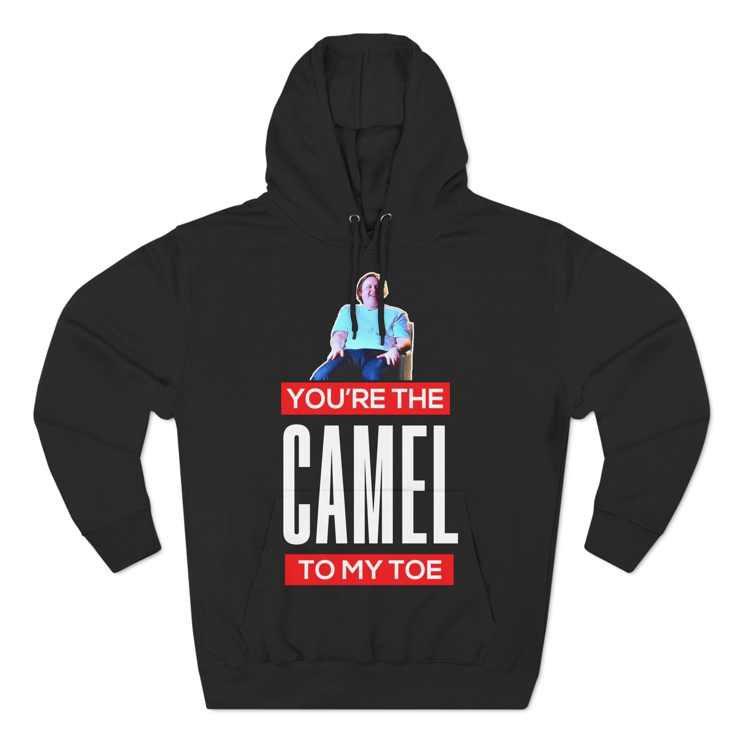 Lewis Capaldi Three-Panel Fleece Hoodie  - You're the camel to my toe