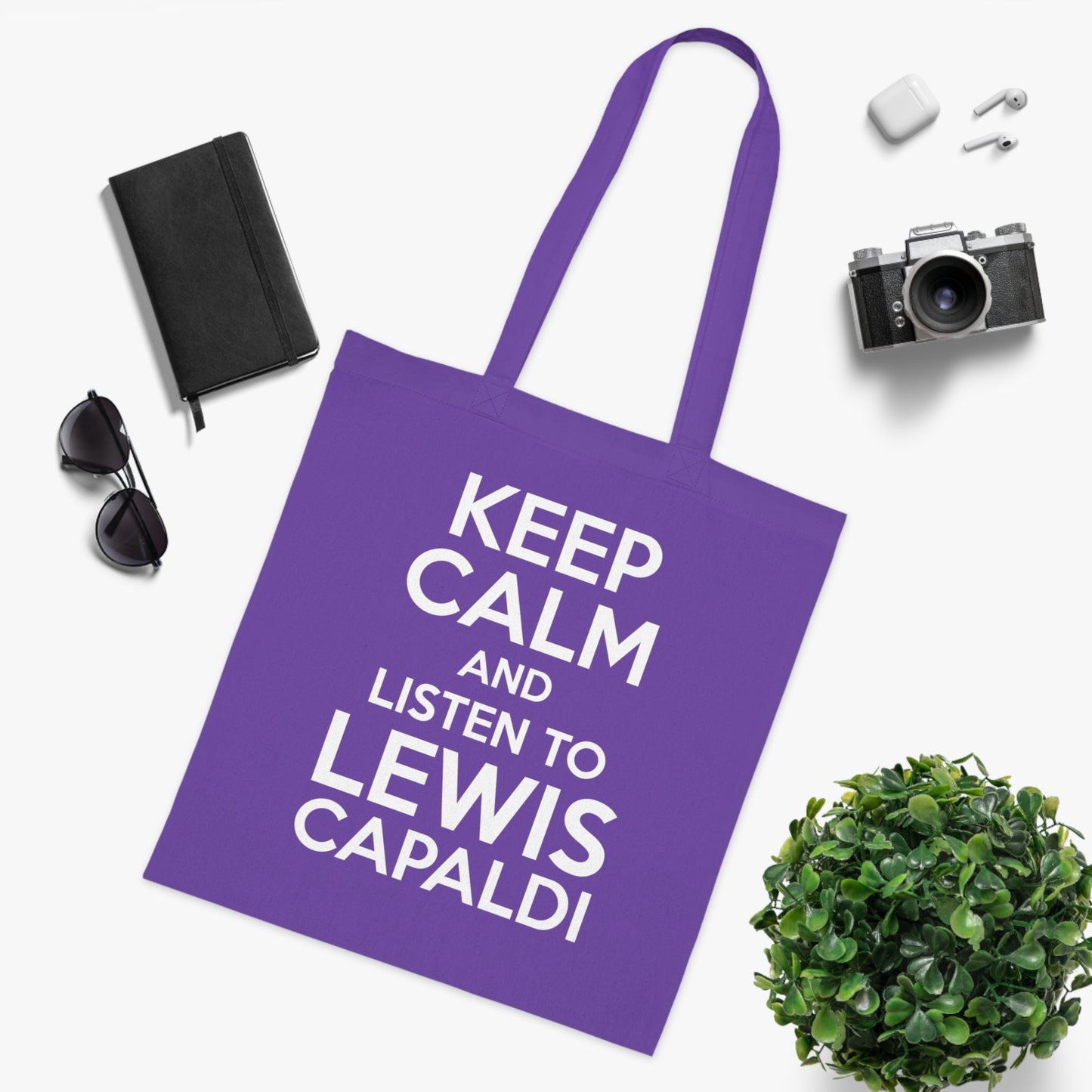 Lewis Capaldi Tote bag - Keep calm and listen to Lewis Capaldi