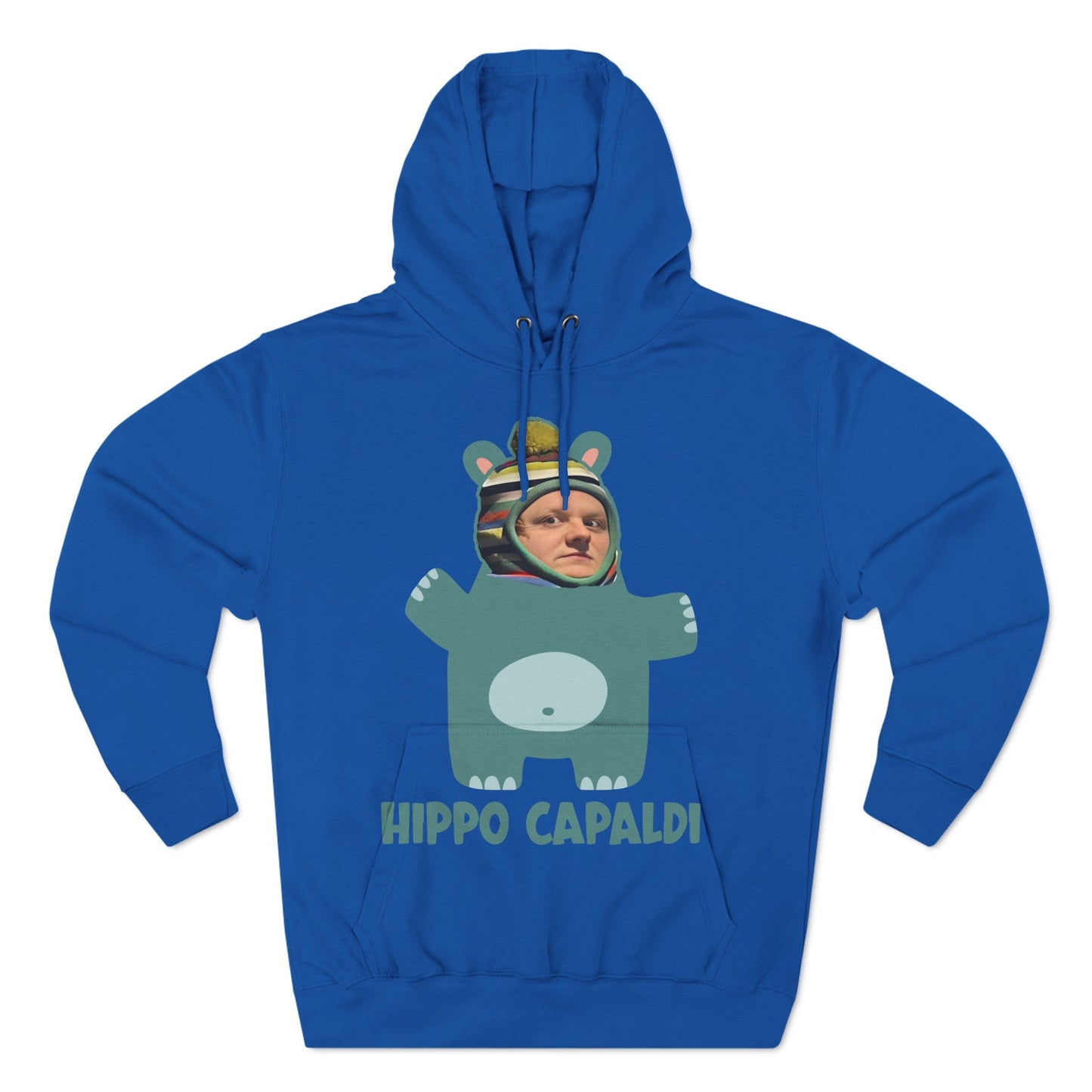 Lewis Capaldi Three-Panel Fleece Hoodie - Hippo Capaldi