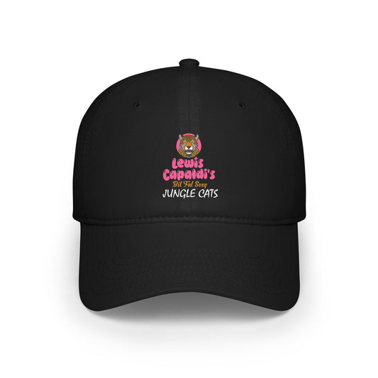 Lewis Capaldi Low Profile Baseball Hat - Big Fat Sexy Jungle Cats