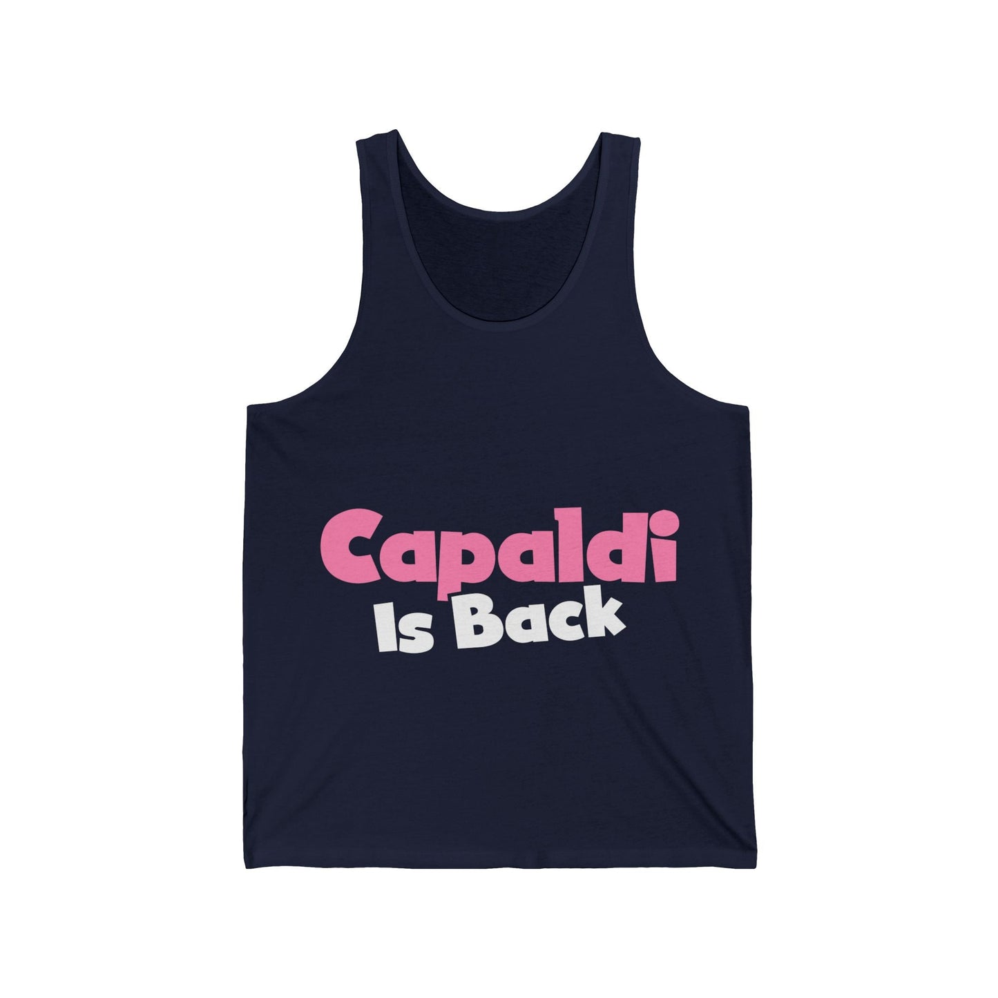 Lewis Capaldi Unisex Jersey Tank Top - Capaldi is back